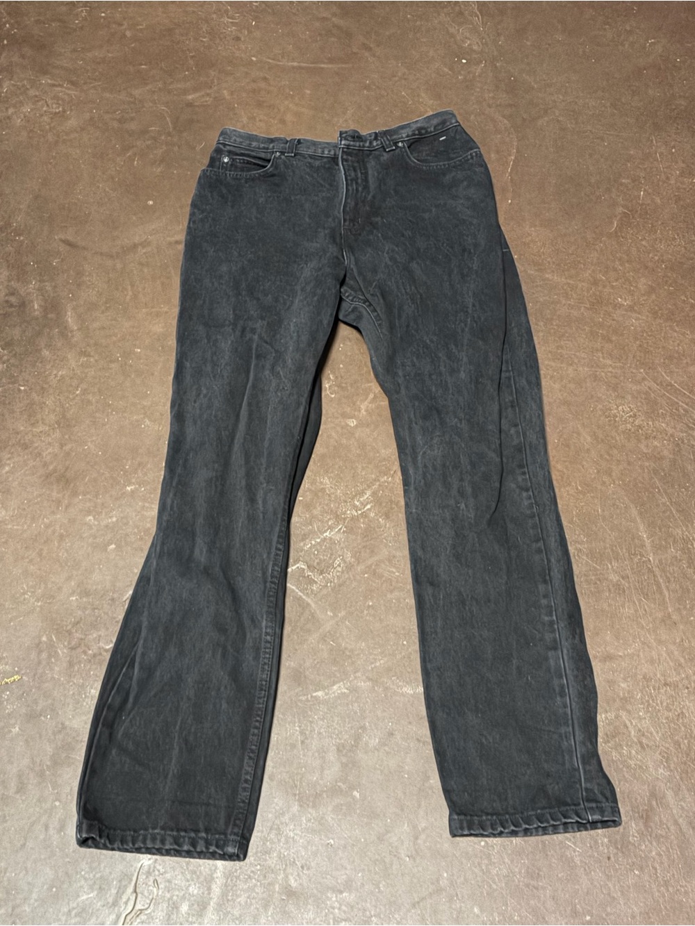 Lands' End Black Jeans Label Close-Up